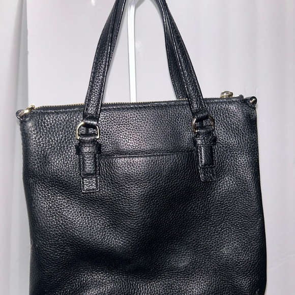 Black Leather Kate Spade Tote Bag - Picture 2 of 10